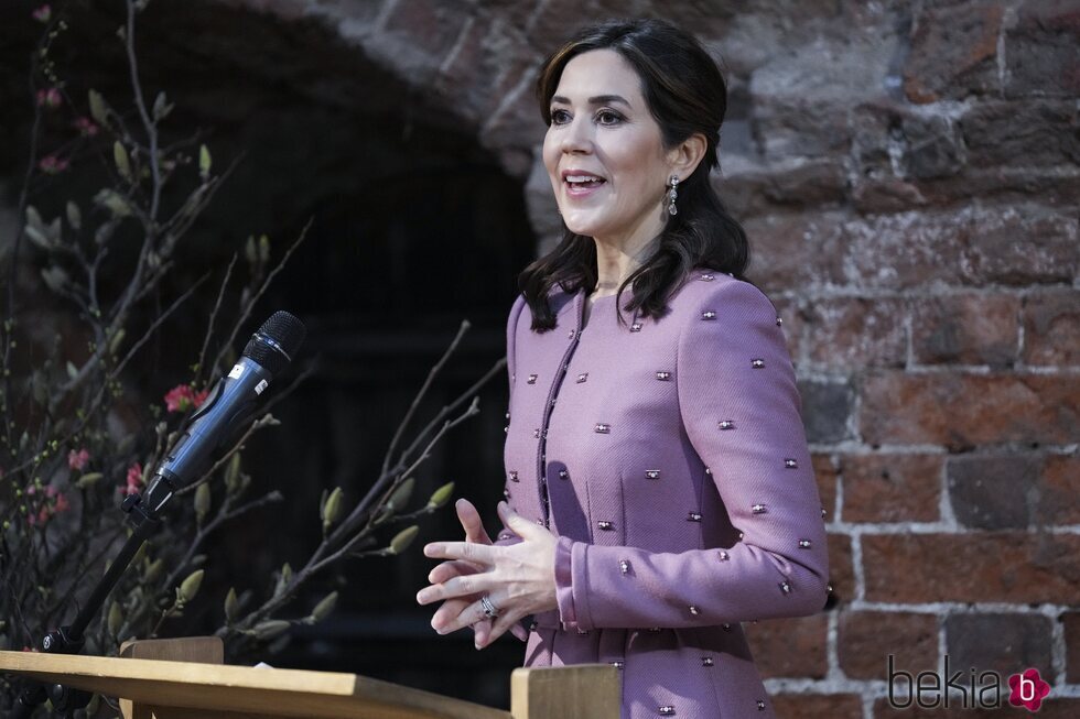 Mary de Dinamarca en su discurso en la inauguración de la exposición 'Mary y las Princesas Herederas'