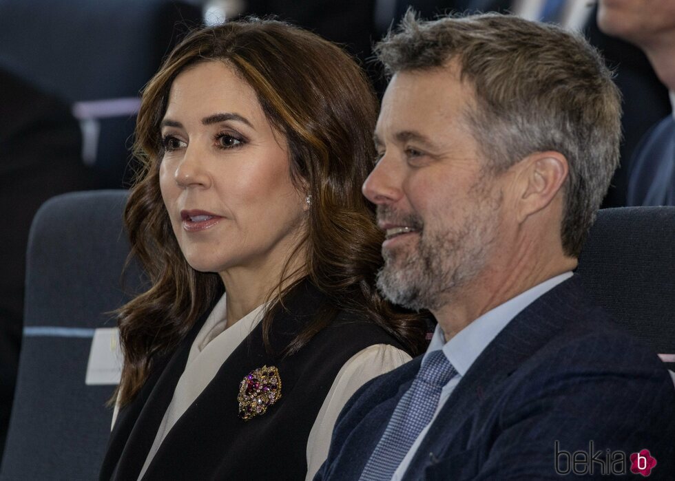 Federico y Mary de Dinamarca en la inauguración del Crown Princess Mary Center por el 50 cumpleaños de Mary de Dinamarca