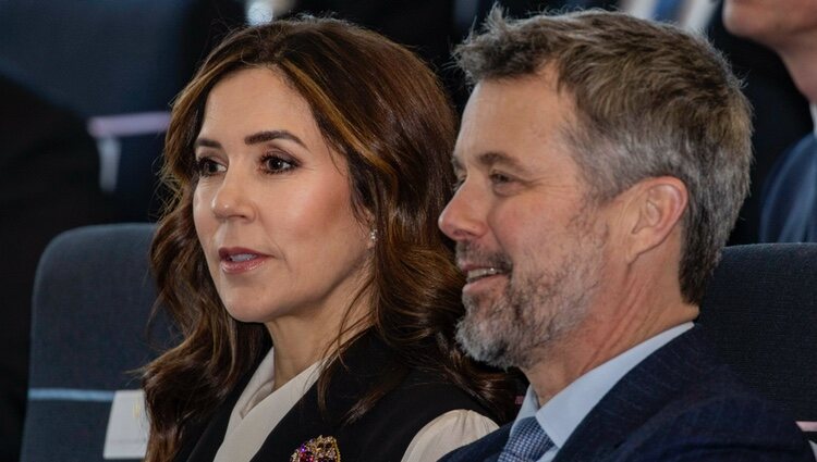 Federico y Mary de Dinamarca en la inauguración del Crown Princess Mary Center por el 50 cumpleaños de Mary de Dinamarca