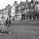 La Reina Isabel y el Duque de Edimburgo en Sandringham en 1982