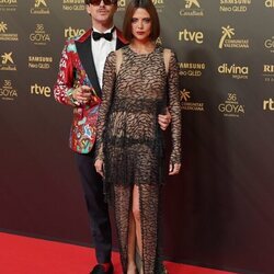 Macarena Gómez y Aldo Comas en la alfombra roja de los Premios Goya 2022