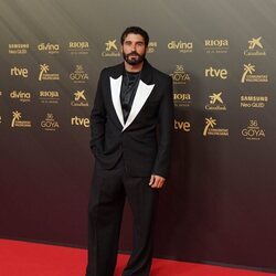 Álex García en la alfombra roja de los Premios Goya 2022