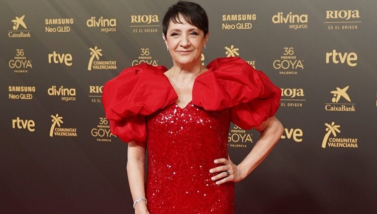 Blanca Portillo en la alfombra roja de los Premios Goya 2022