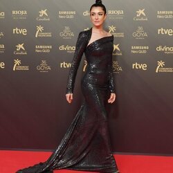 Blanca Romero en la alfombra roja de los Premios Goya 2022