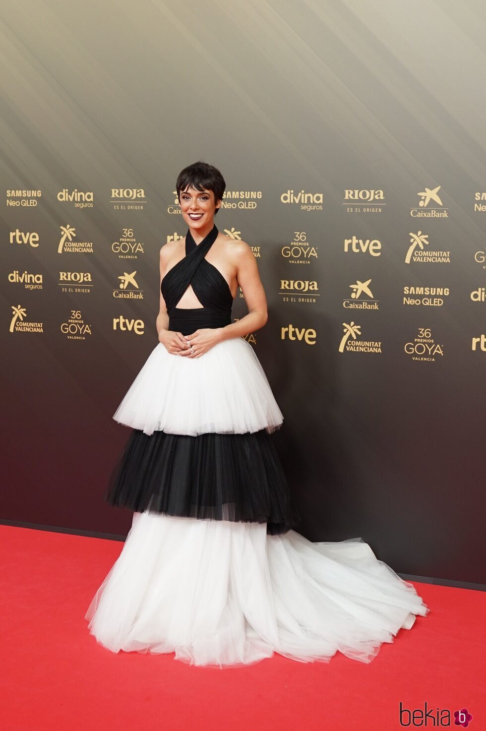 Belén Cuesta en la alfombra roja de los Premios Goya 2022