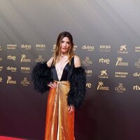 Bárbara Lennie en la alfombra roja de los Premios Goya 2022