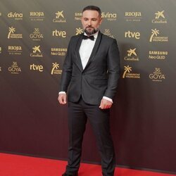 Urko Olazabal en la alfombra roja de los Premios Goya 2022