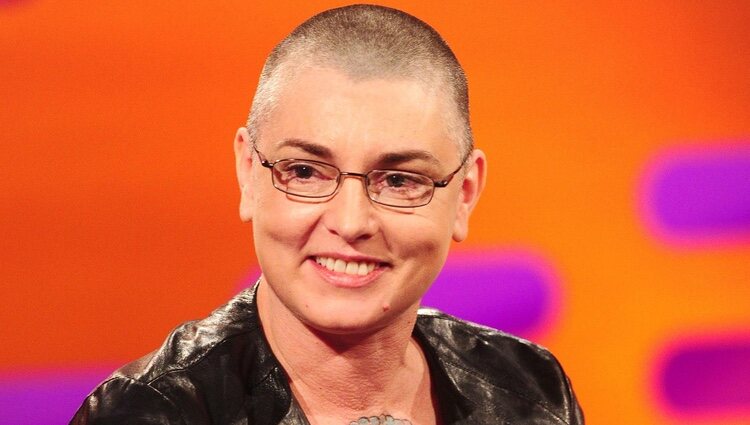 Sinead O'Connor durante una entrevista