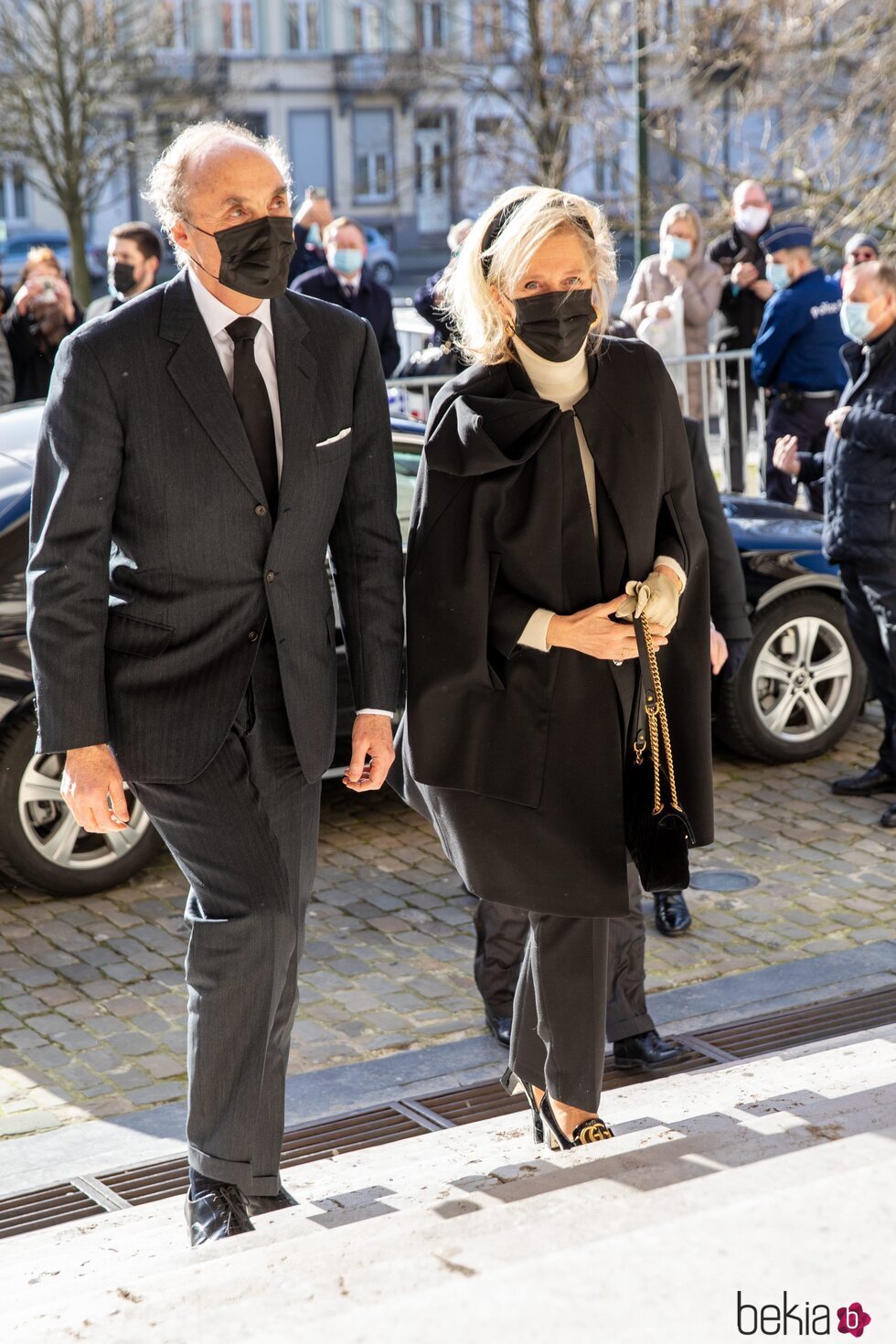 Lorenzo y Astrid de Bélgica en el homenaje a los miembros fallecidos de la Familia Real Belga