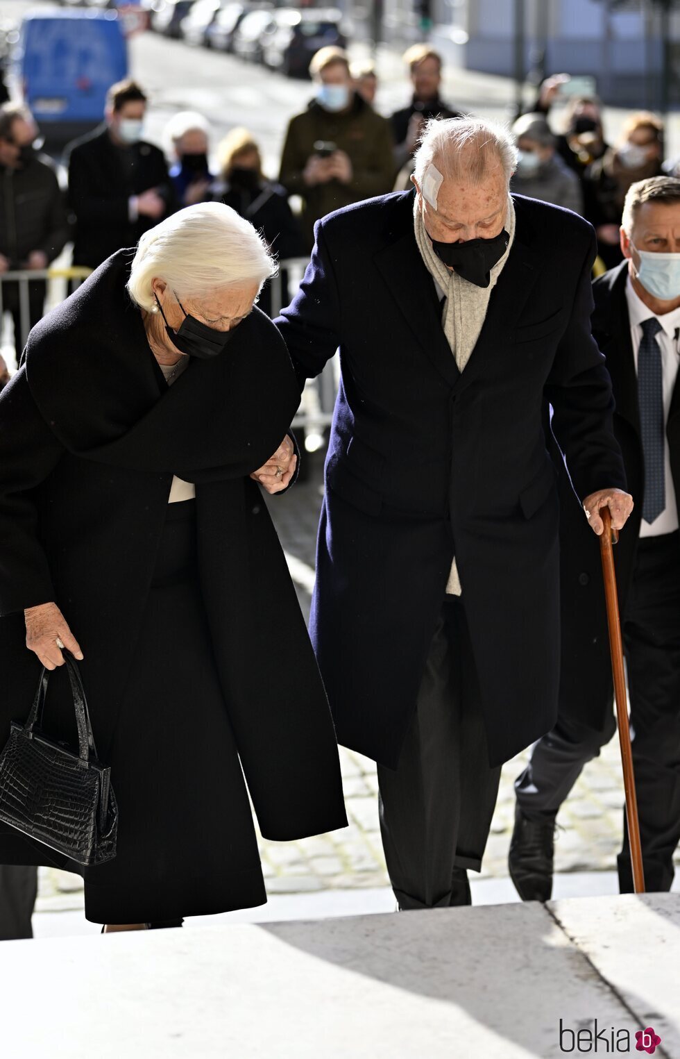 Alberto y Paola de Bélgica en el homenaje a los miembros fallecidos de la Familia Real Belga