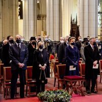 La Familia Real Belga en el homenaje a los miembros fallecidos de la Familia Real Belga