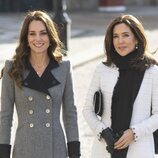 Kate Middleton y Mary de Dinamarca en Amalienborg