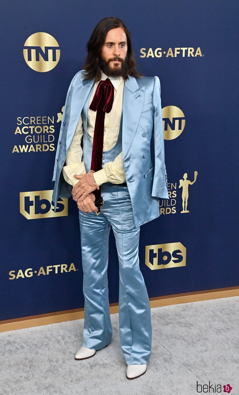 Jared Leto en la alfombra roja de los SAG 2022