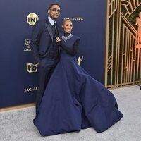 Will Smith y Jada Pinkett Smith en la alfombra roja de los SAG 2022