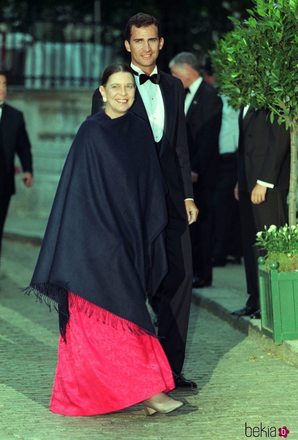 El Rey Felipe e Irene de Grecia en la boda de Alexia de Grecia y Carlos Morales