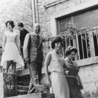 Jackie Kennedy con Pablo y Federica de Grecia, la Reina Sofía y Constantino de Grecia en 1961