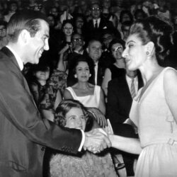 Constantino de Grecia y Maria Callas