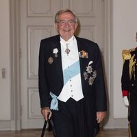 Constantino de Grecia en una cena de gala en Christiansborg Palace