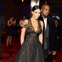 Kim Kardashian y Kanye West en la 2015 TIME 100 Gala