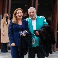 Sara Baras y Antonio Canales en el acto de entrega de medallas de las Bellas Artes 2022