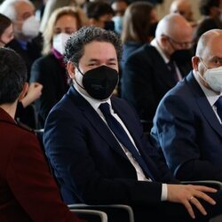 Gustavo Dudamel en el acto de entrega de medallas de las Bellas Artes 2022