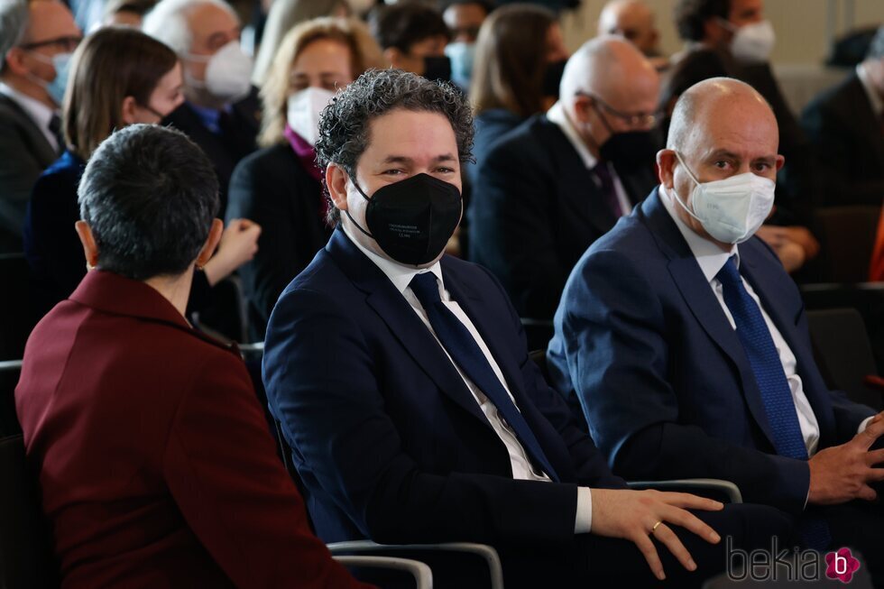 Gustavo Dudamel en el acto de entrega de medallas de las Bellas Artes 2022