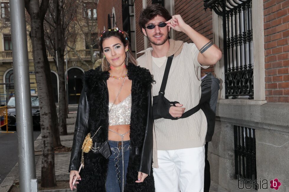 Anna Ferrer y su novio, Iván Martín, en la fiesta de cumpleaños de la influencer