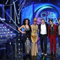 Los cinco finalistas de 'TCMS 9' caracterizados en la gran final