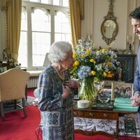 La Reina Isabel y Justin Trudeau, muy cómplices en una audiencia en Windsor Castle