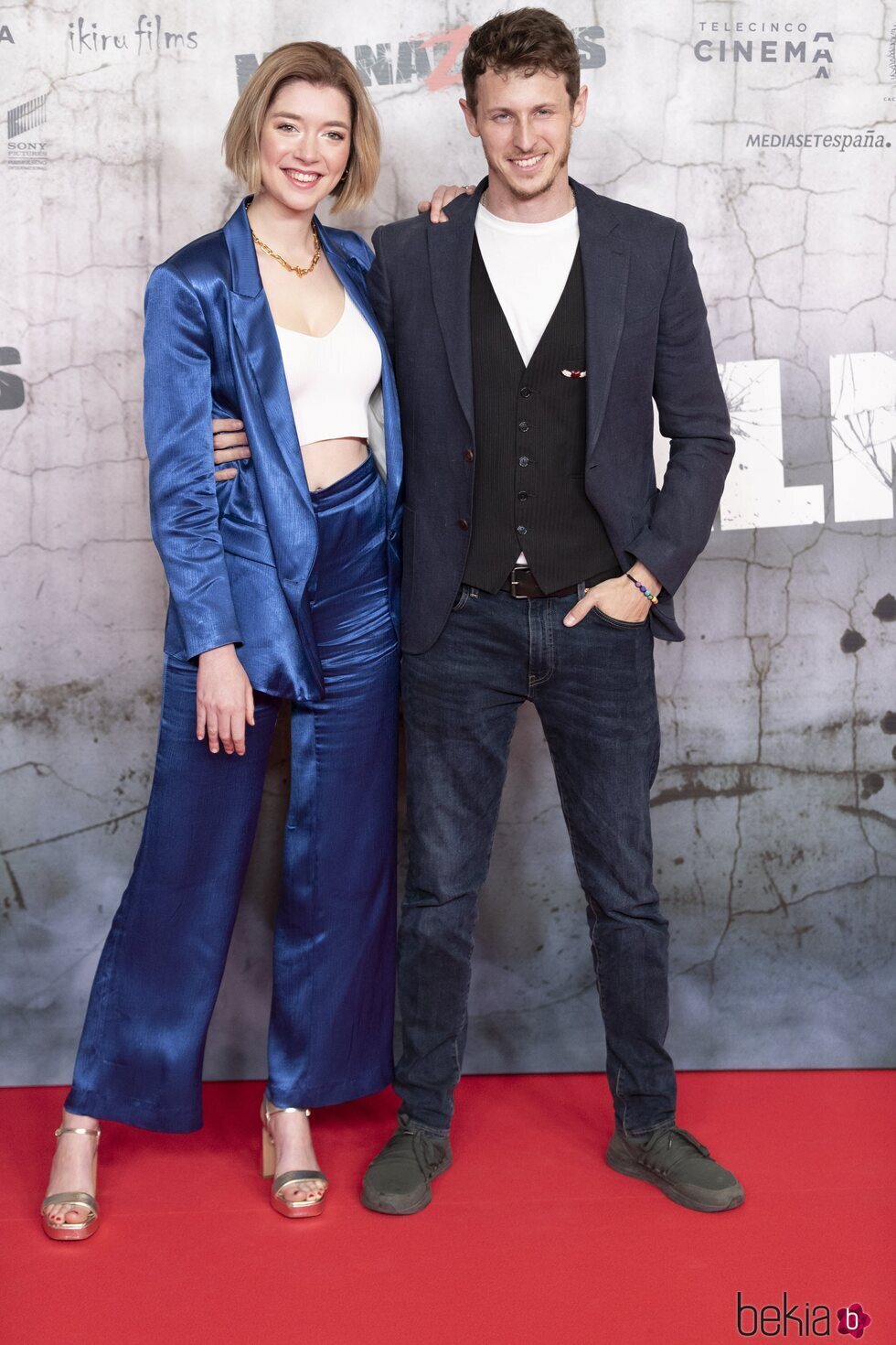 Nicolás Coronado y Natalia Moreno en la premiere de 'Malnazidos'