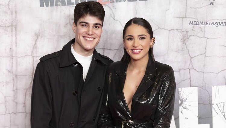 Julen y Sandra Pica en la premiere de 'Malnazidos'