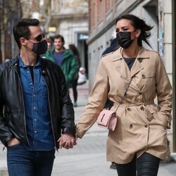 Christian Gálvez y Patricia Pardo juntos de la mano