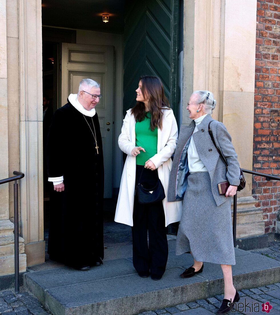 Margarita de Dinamarca e Isabel de Dinamarca con Erik Norman Svendsen