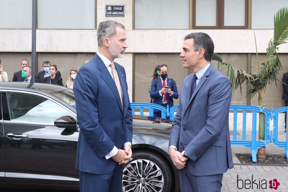 El Rey Felipe y Pedro Sánchez en el Acto de Homenaje a la Ejemplaridad del Pueblo de La Palma