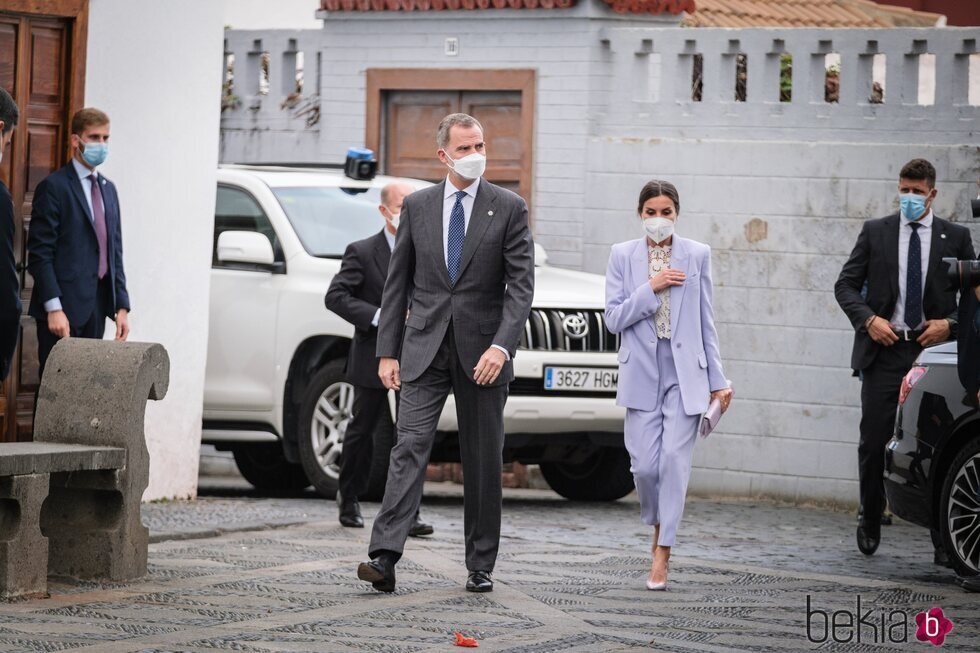 Los Reyes Felipe y Letizia en el Acto de Homenaje a la Ejemplaridad del Pueblo de La Palma