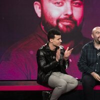 Adrián y Álvaro en la sala de expulsión en la gala 10 de 'Secret Story 2'