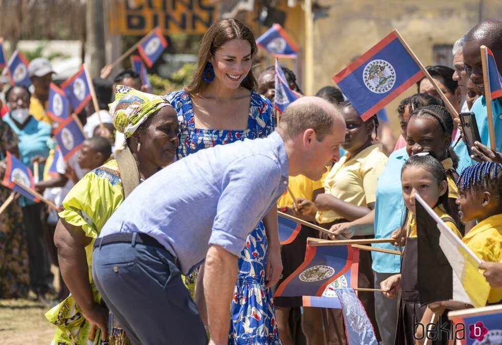 El Príncipe Guillermo y Kate Middleton en el Festival of Garifuna Culture de Hopkins en Belice