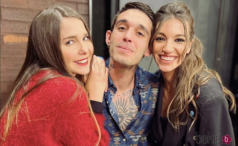 Natalia Sánchez, Víctor Elías y Ana Guerra juntos