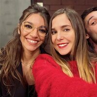 Ana Guerra y Víctor Elías con Natalia Sánchez