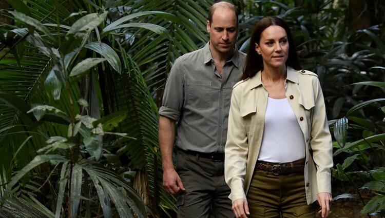 El Príncipe Guillermo y Kate Middleton en la jungla en Belice