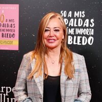 Belén Esteban en la presentación del libro '50 a mis espaldas y a mí me importa un bledo'