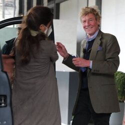 Ernesto de Hannover y Claudia Stilianopoulos en un hotel de Madrid