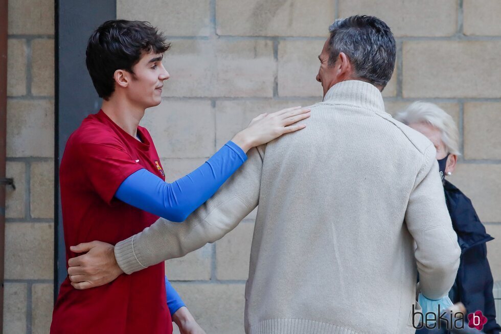 Pablo Urdangarin e Iñaki Urdangarin, muy cómplices en Zarautz