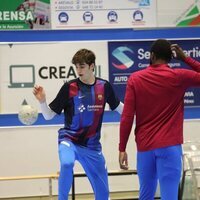 Pablo Urdangarin entrenando con el balón