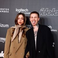 Eva B y Hugo Cobo en los Premios Ídolo