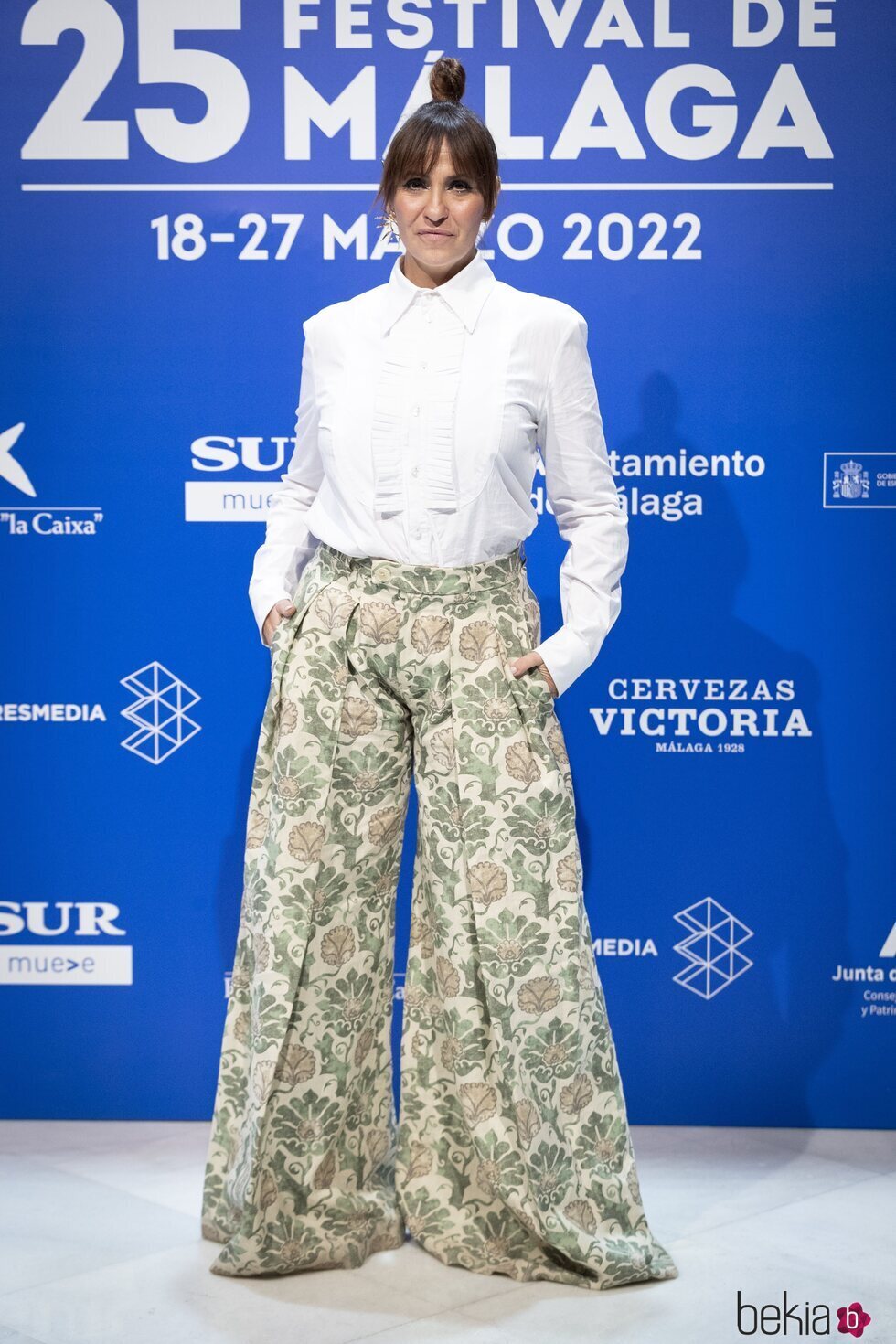 Melani Olivares en la gala de clausura del Festival de Málaga 2022