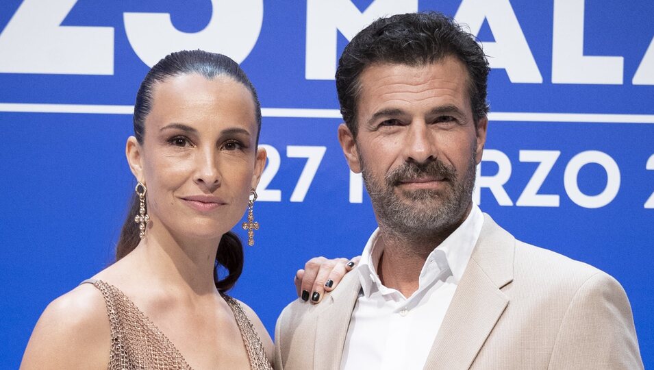 Rodolfo Sancho y Xenia Tostado en la gala de clausura del Festival de Málaga 2022