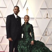 Will Smith y Jada Pinkett Smith en la alfombra roja de los Premios Oscar 2022