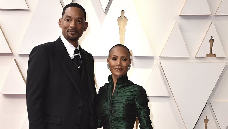 Will Smith y Jada Pinkett Smith en la alfombra roja de los Premios Oscar 2022