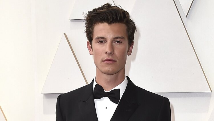 Shawn Mendes en la alfombra roja de los Premios Oscar 2022